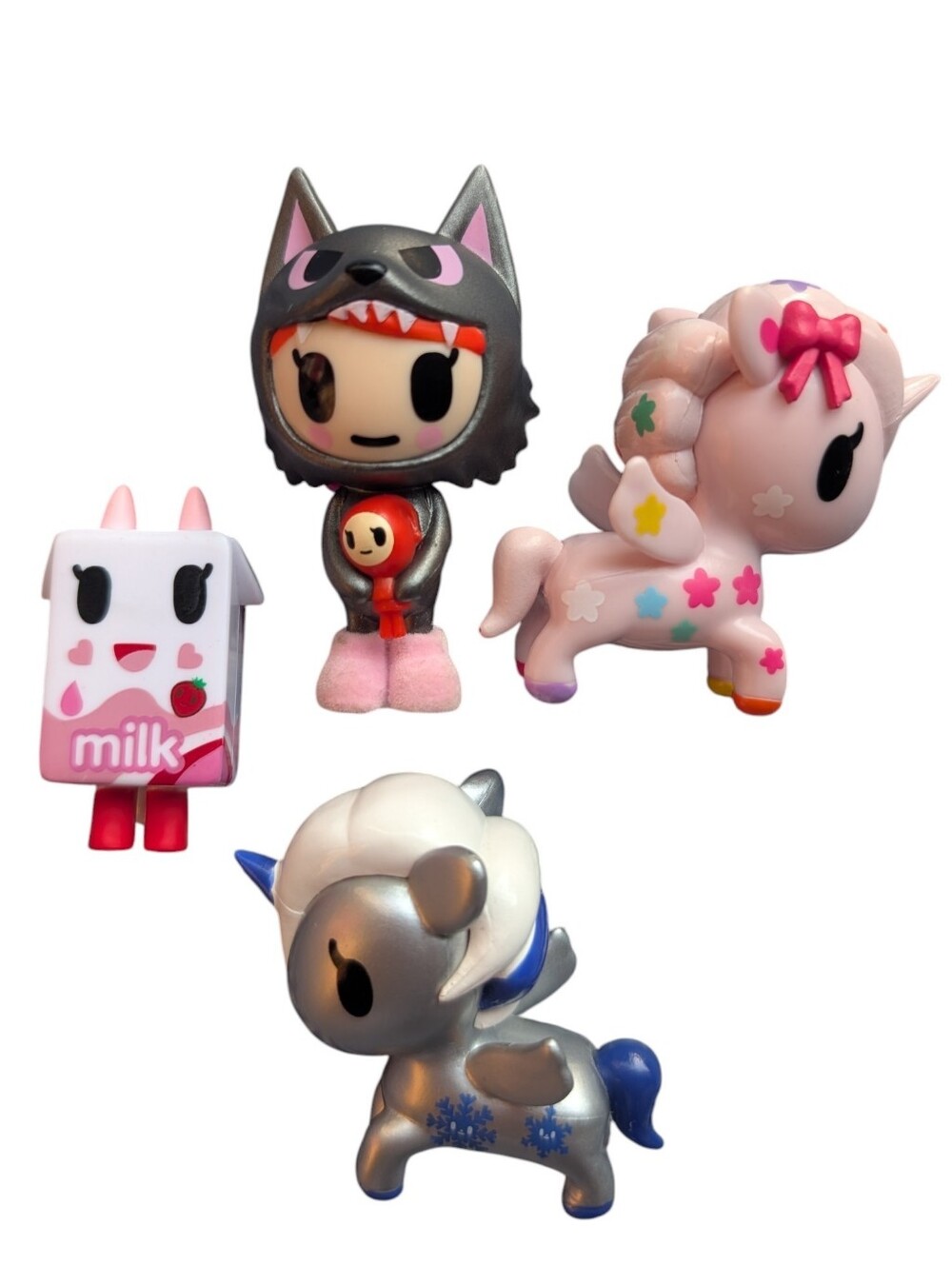 TOKIDOKI Mini Figures - Assorted Lot Of 4 Blindbox Figures